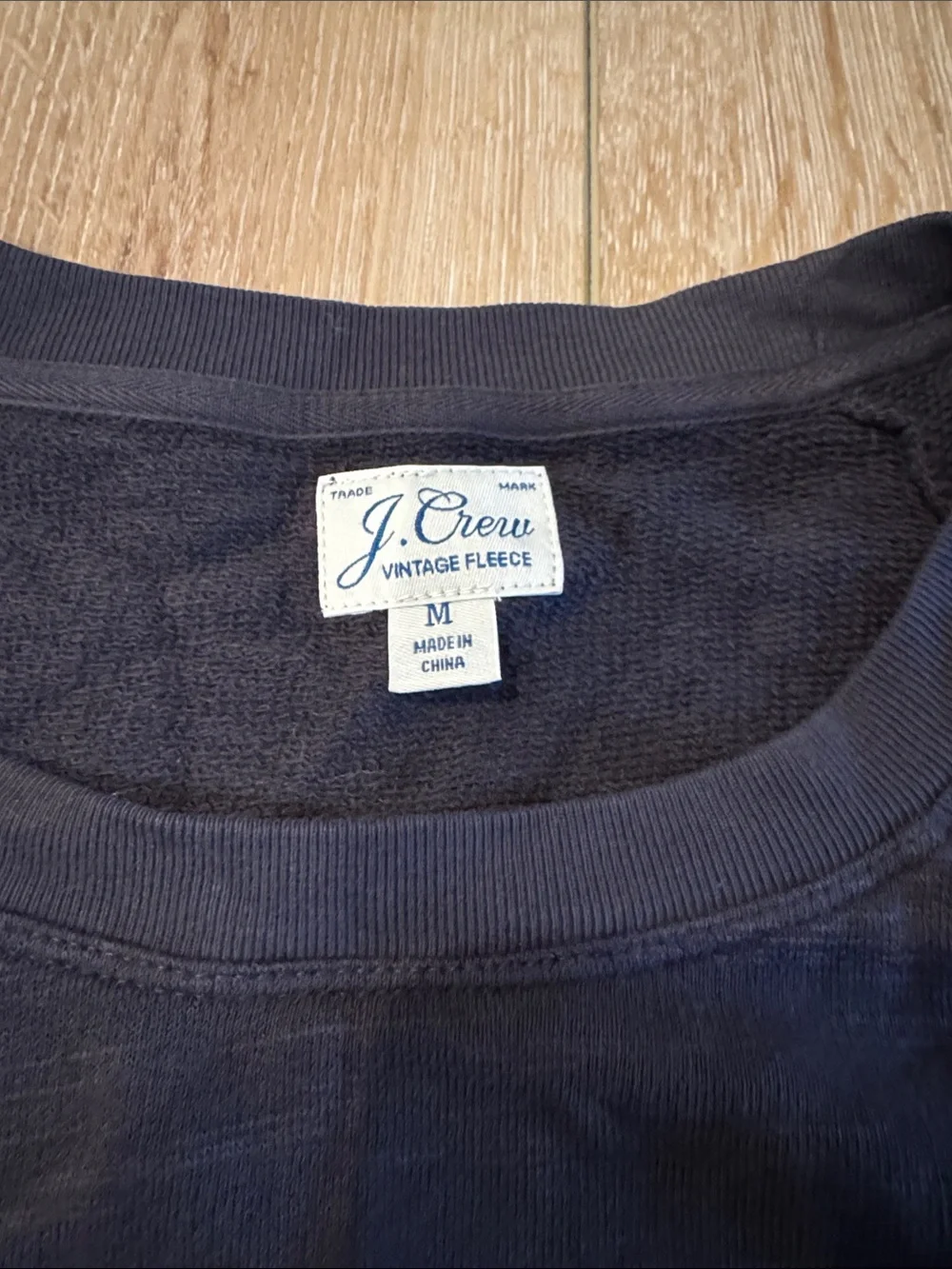J. Crew | Faded Black Crewneck Sweater | size M